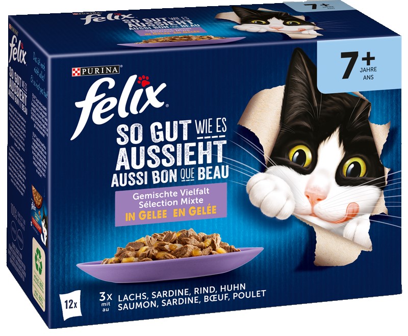 Felix Nourriture pour chat Original Sélection Mixte en gelée