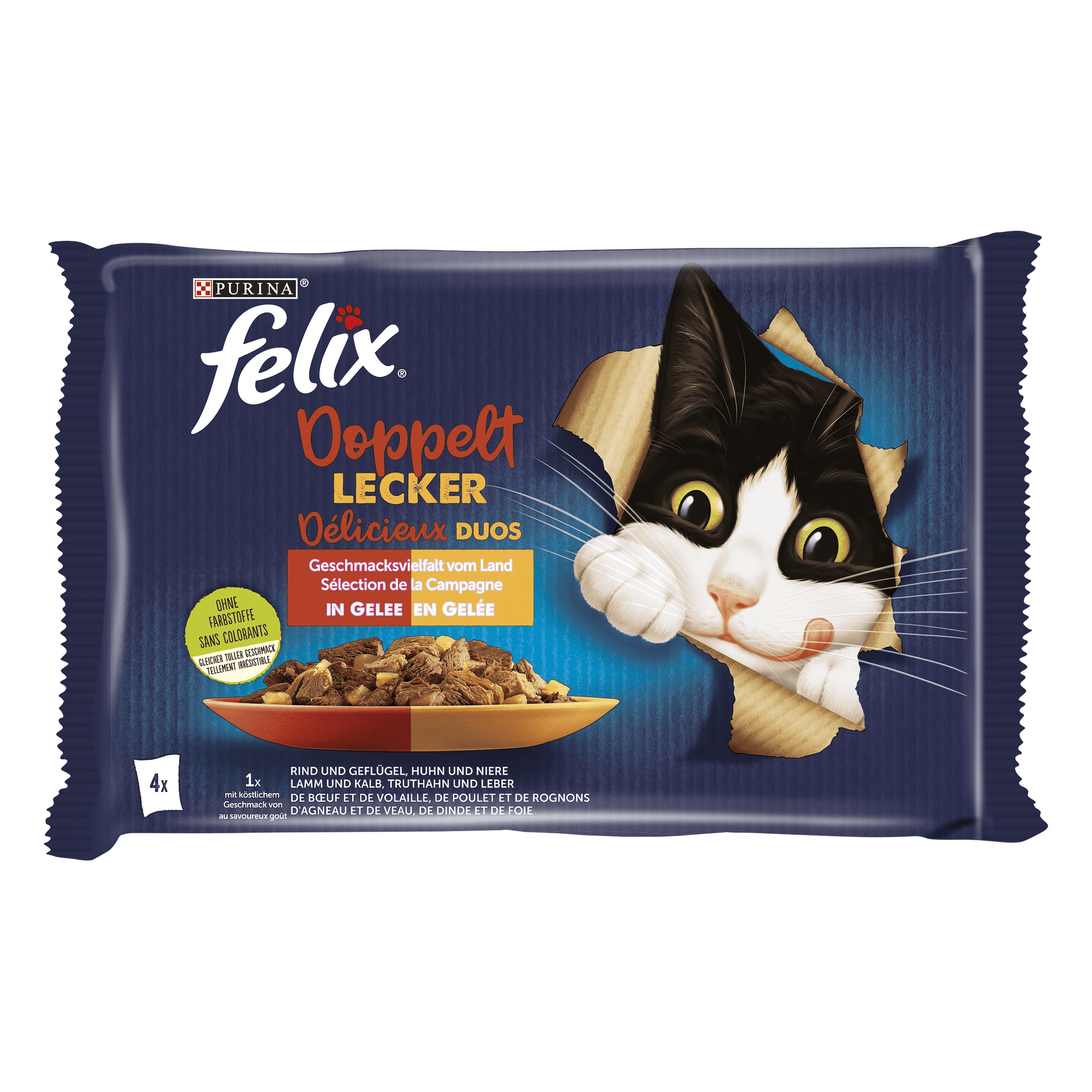 So gut wie es aussieht Doppelt Lecker Katzenfutter 2 x 4 x 85g