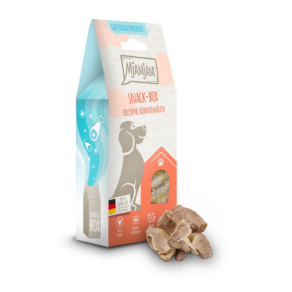 MjAMjAM Dog Snackbox - erlesene Hhnermgen kaufen
