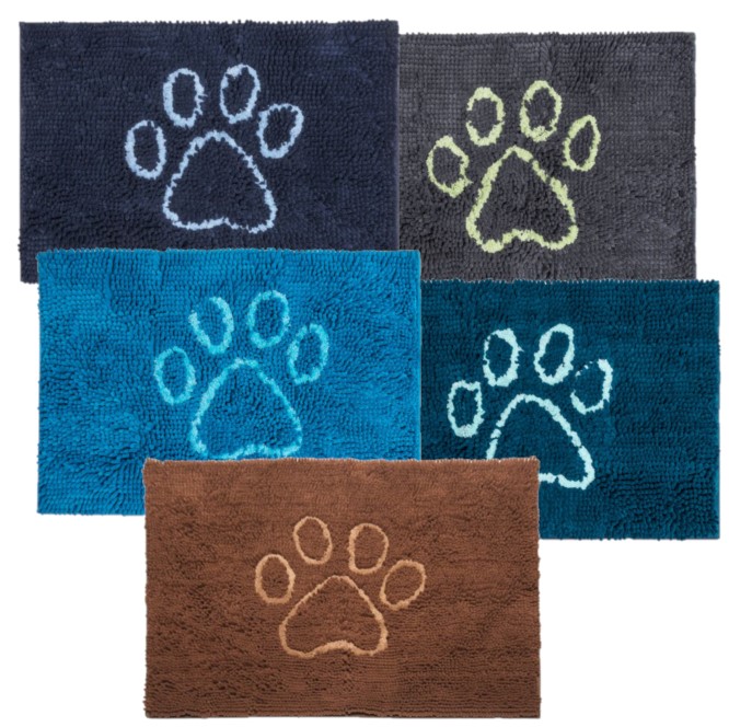 Dog Gone Smart Dirty Dog Doormat - Bermuda Blue - Medium