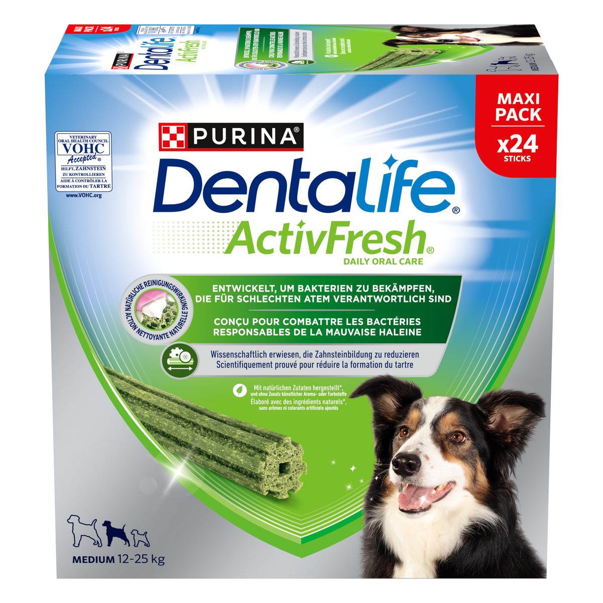 Vitamii - Poudre Dentaire Hygiène, Dents & Haleine Pour Chien | Anti Tartre, Anti Mauvaise Haleine & Protection Gencives | Ingrédients Naturels | Soin Bucco-Dentaire Quotidien | Goût Bacon - 50g