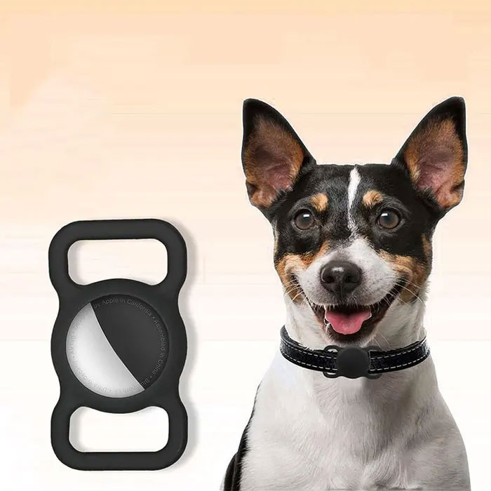FindMyPet Apple – Lot de 2 supports de collier AirTag pour chien