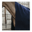 Square Heavy fleece blanket - navy