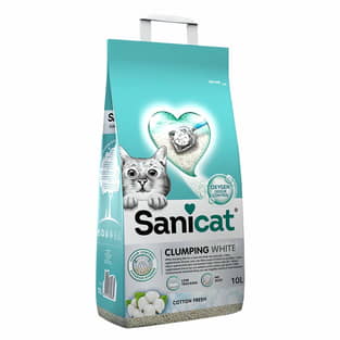 Katzenstreu Clumping White Cotton fresh