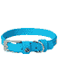 Lederhalsband türkis