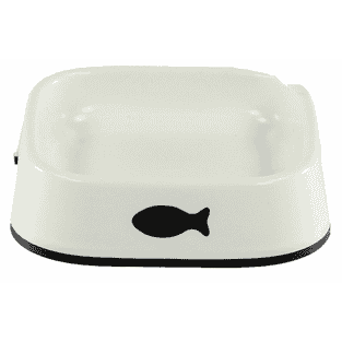 Gamelle pour chat Fishy, 200 ml, blanc