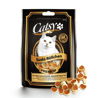 Catsy Sushi-Röllchen Poulet & Fisch