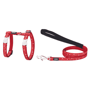 Geschirr & Leine für Katzen Design Swiss Cross XS