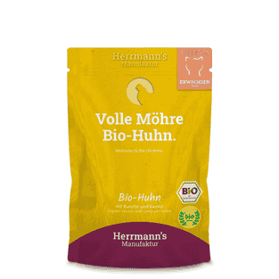 Selection Poulet Bio avec Kamut, Carottes et Flocons de noix de coco