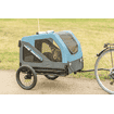 Remorque de vélo gris/bleu