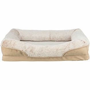 Vital Bett Lino eckig, beige