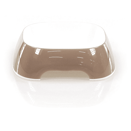 swisspet écuelles en plastique medium,beige-brun clair, 0.75l