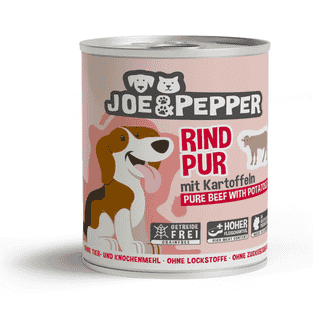 Dog bœuf pur avec pommes de terre
