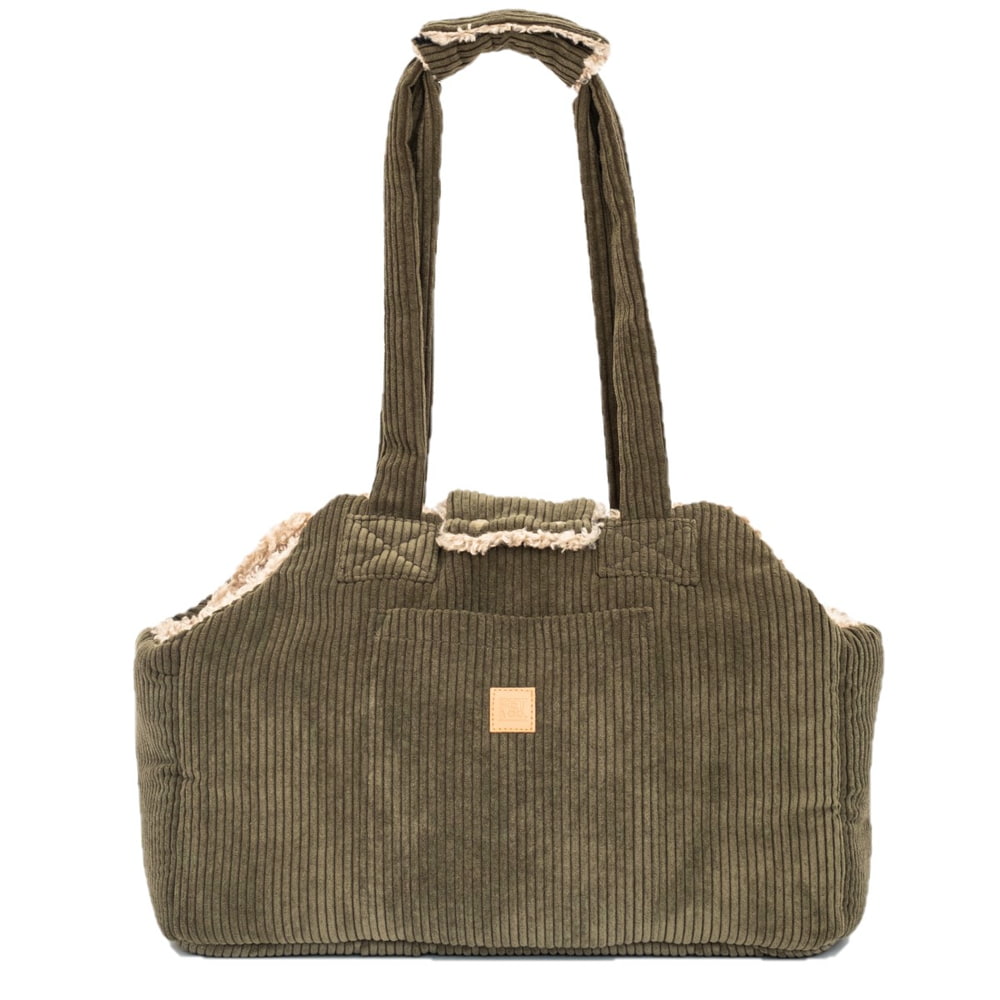 Hundetasche Lucky - Cord/Teddy