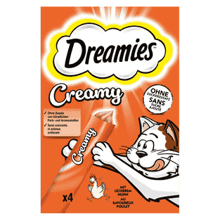 Dreamies Creamy Snacks Huhn
