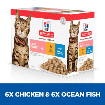 Feline Favourite Selection Light Adult - Fresh pouches