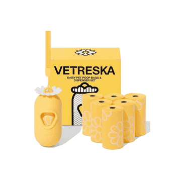 Kotbeutelspender Set Daisy, 7 Rollen