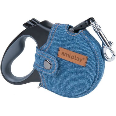 Rollleine Denim Hellblau
