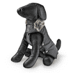 Hundemantel Parka Schwarz
