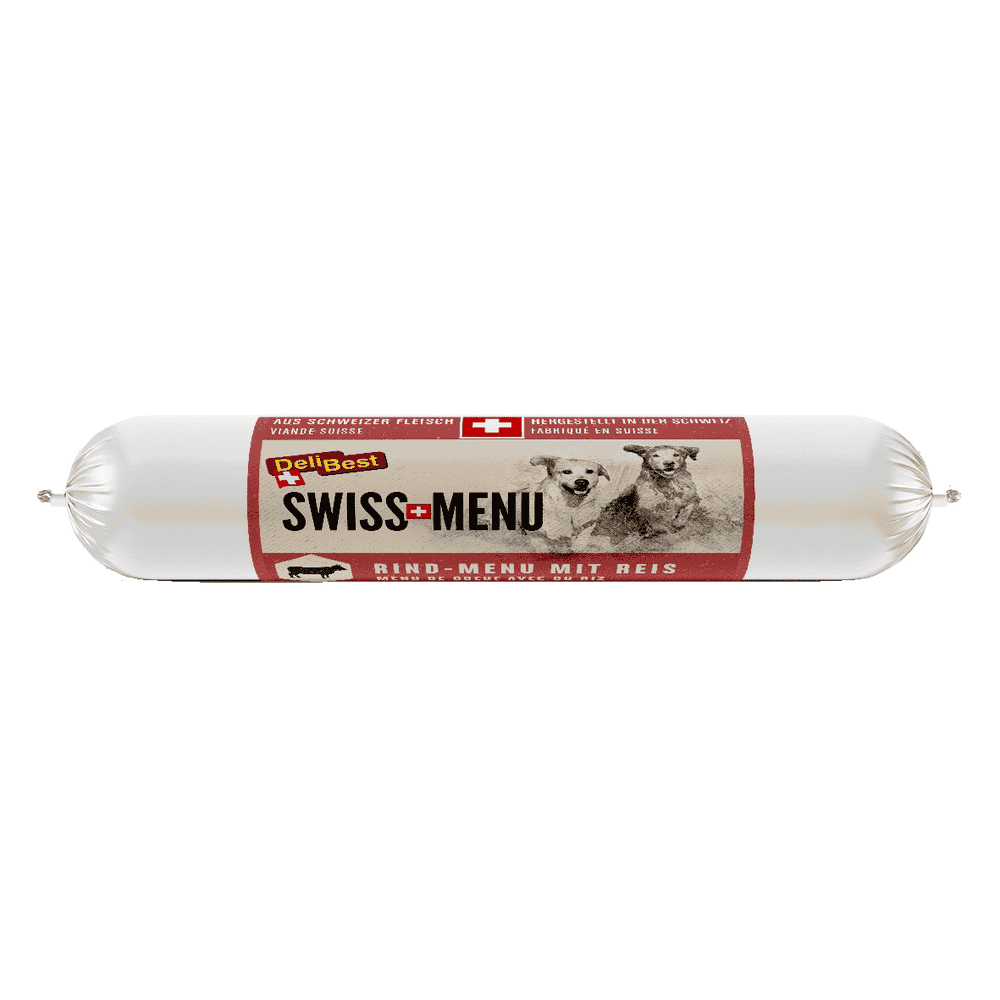 Swiss Menu Rind mit Reis