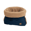 Hunde- & Katzenkörbchen Snuggle Denim / Teddyfell