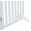 Barrière pour chiens en 4 parties, avec porte
