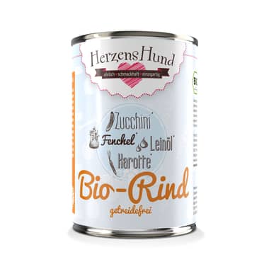 Bio-Rind mit Bio-Zucchini