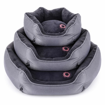 Santorini Dog Bed, Grey