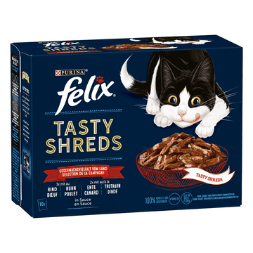 Tasty Shreds Geschmacksvielfalt vom Land