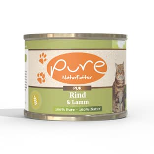 Katzenmenü Pur Rind & Lamm