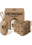 Set distributeur de sacs à crottes Coffee, 7 rouleaux