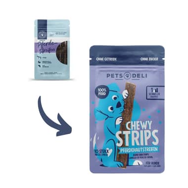 Chewy Strips Bandes de peau de cheval