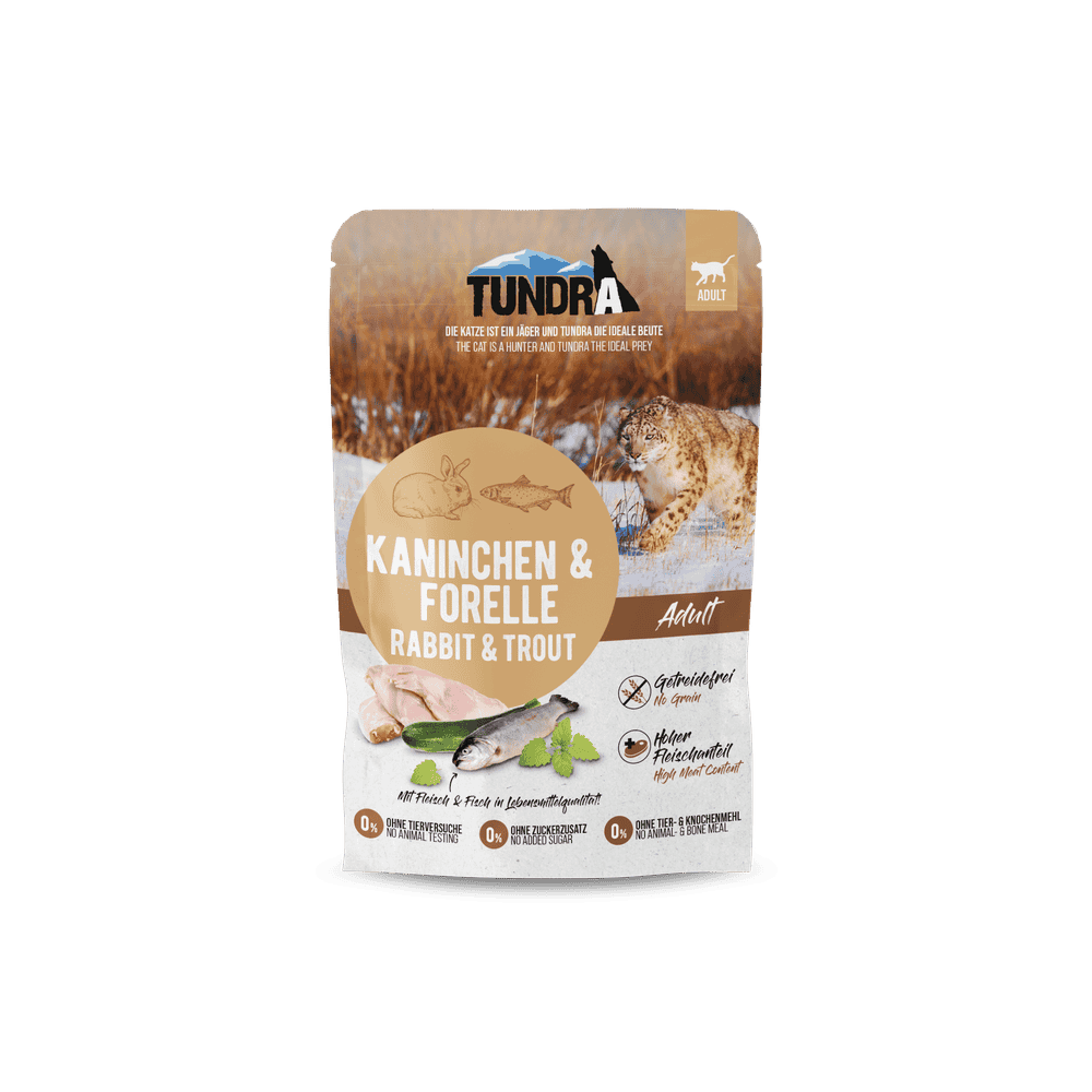Cat Pouch Kaninchen & Forelle