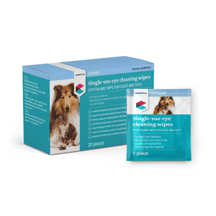 Lingettes de nettoyage oculaire CVet à usage unique