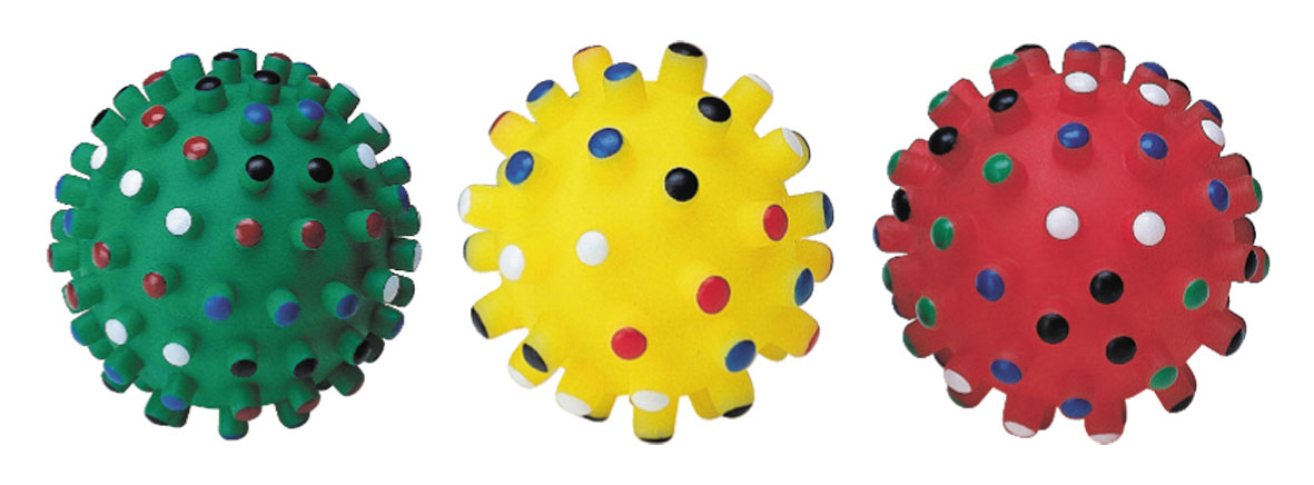 Vinyl ball with studs