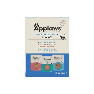 Fish Selection in Broth, Pouch Multipack