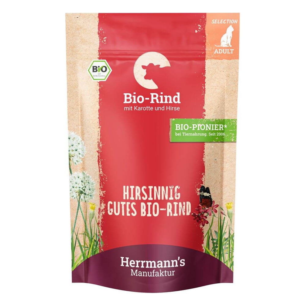 Selection Bœuf Bio avec Carottes, Millet et Flocons de noix de coco