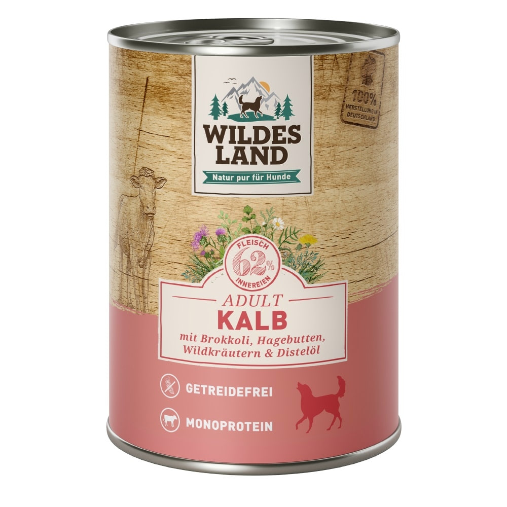 Canine Classic Adult veau avec Brokokoli & carottes - en boîte