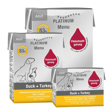 Menu Adult Duck & Turkey