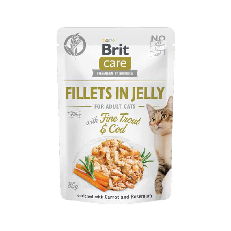 Care Cat Fillets in Jelly with Fine Trout & Cod
