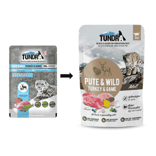 Cat Pouch Pute & Wild