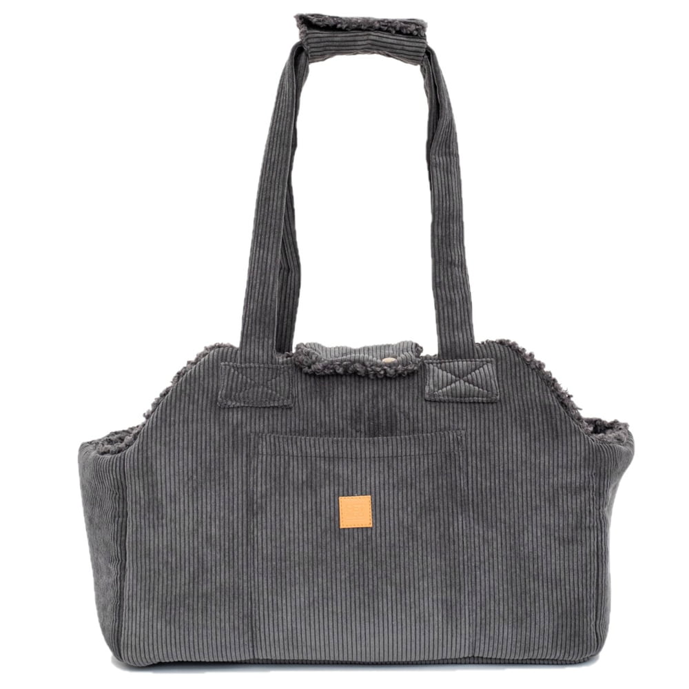 Hundetasche Lucky - Cord/Teddy