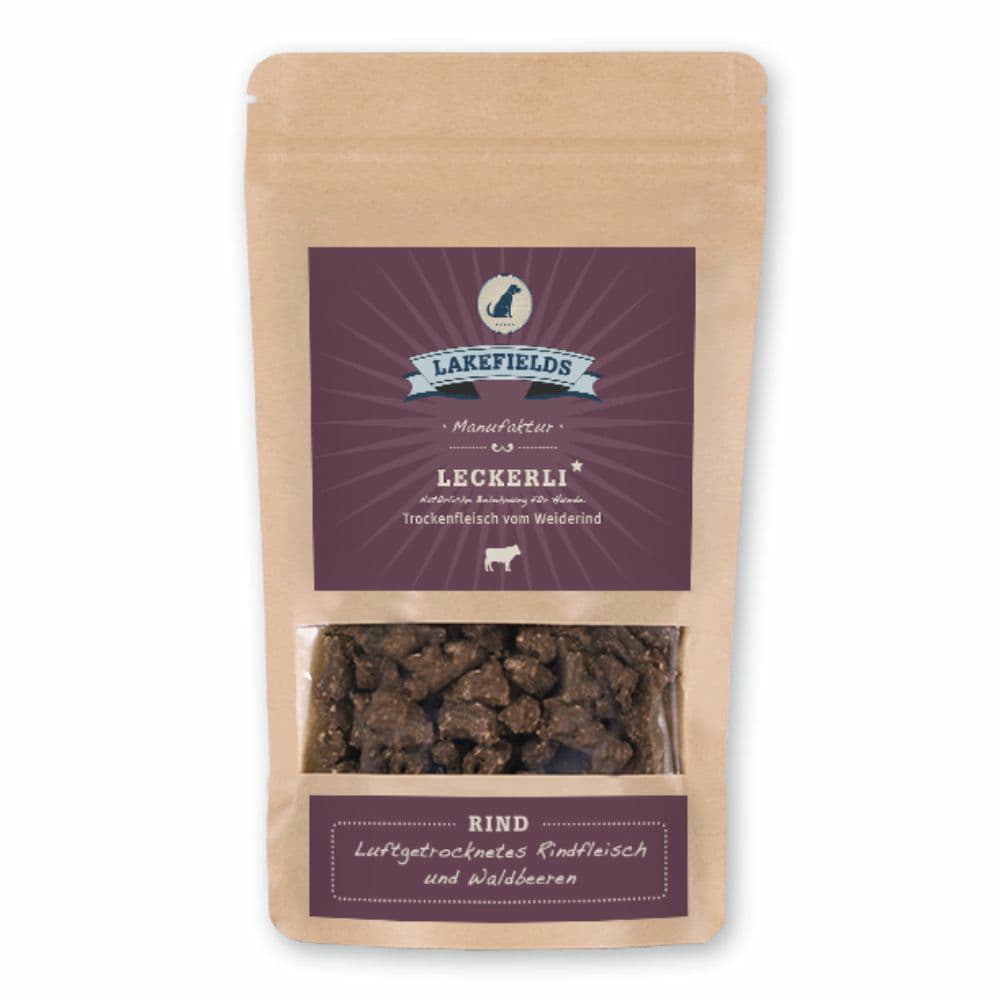 "Leckerli" Viande séchée de bœuf de pâturage