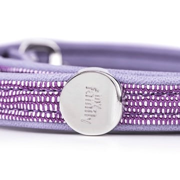 Saint Tropez Similpelle laisse de chien en cuir synthétique violet