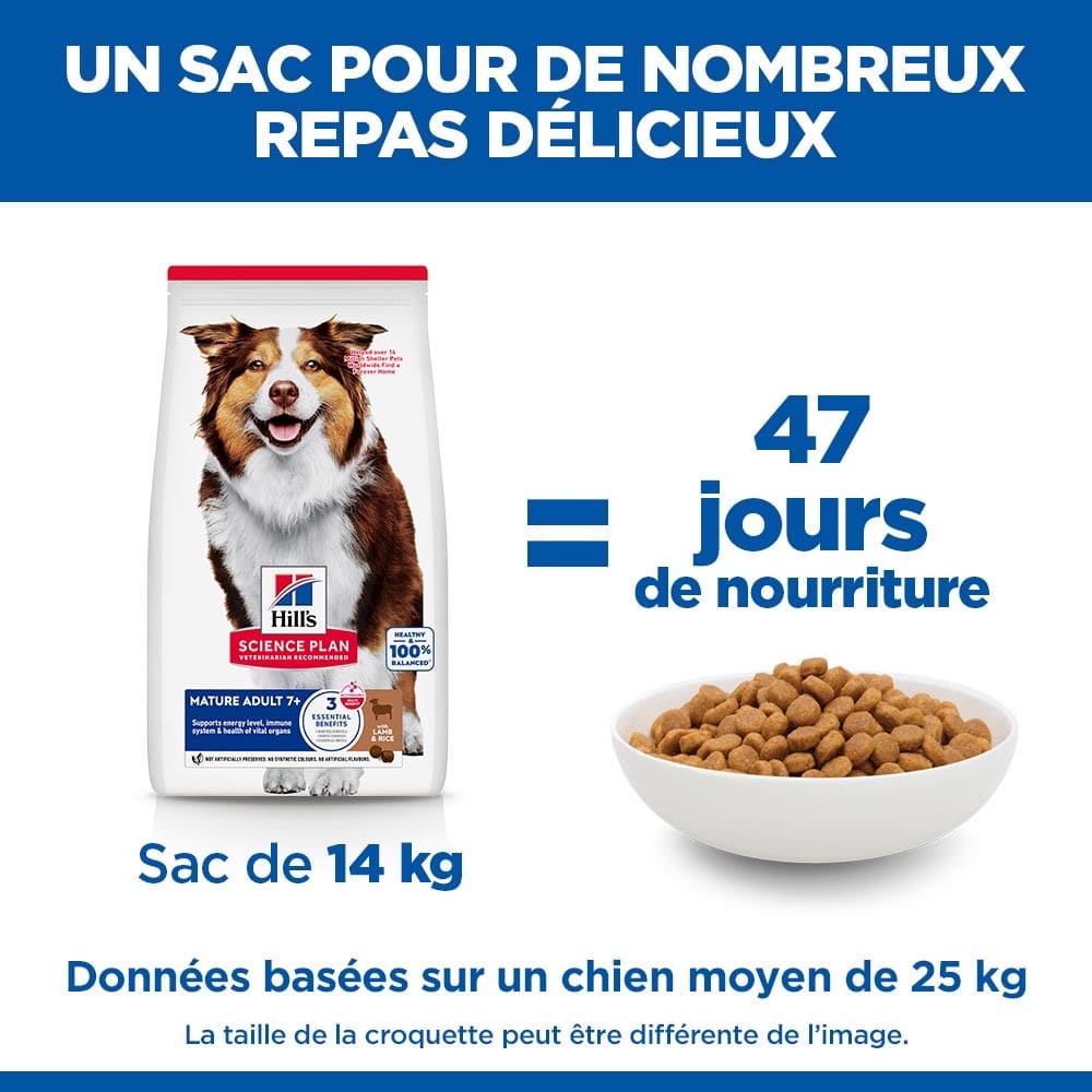 Canine Mature Adult 7+ Medium Breed Lamb & Rice