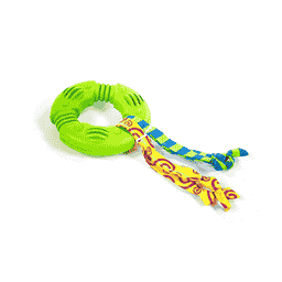 swisspet Puppy Gummiring mit Seil