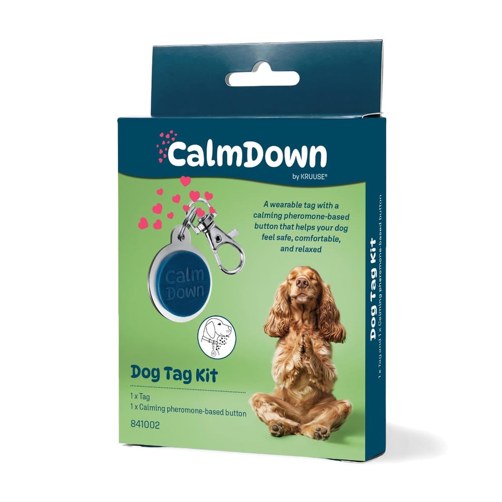 CalmDown Post-Op Button & Collar Tag for Dogs
