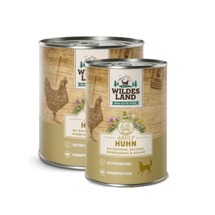 Canine Classic Adult poulet avec carotte & courgettes - en boîte