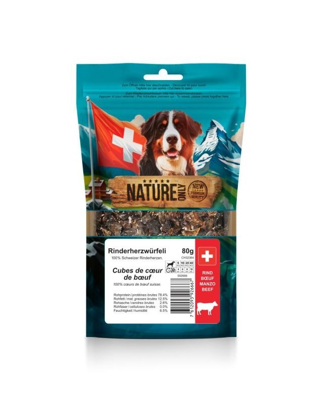 Cubes de coeur de boeuf - Viande Suisse