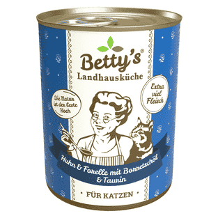 Huhn & Forelle mit Borretschöl